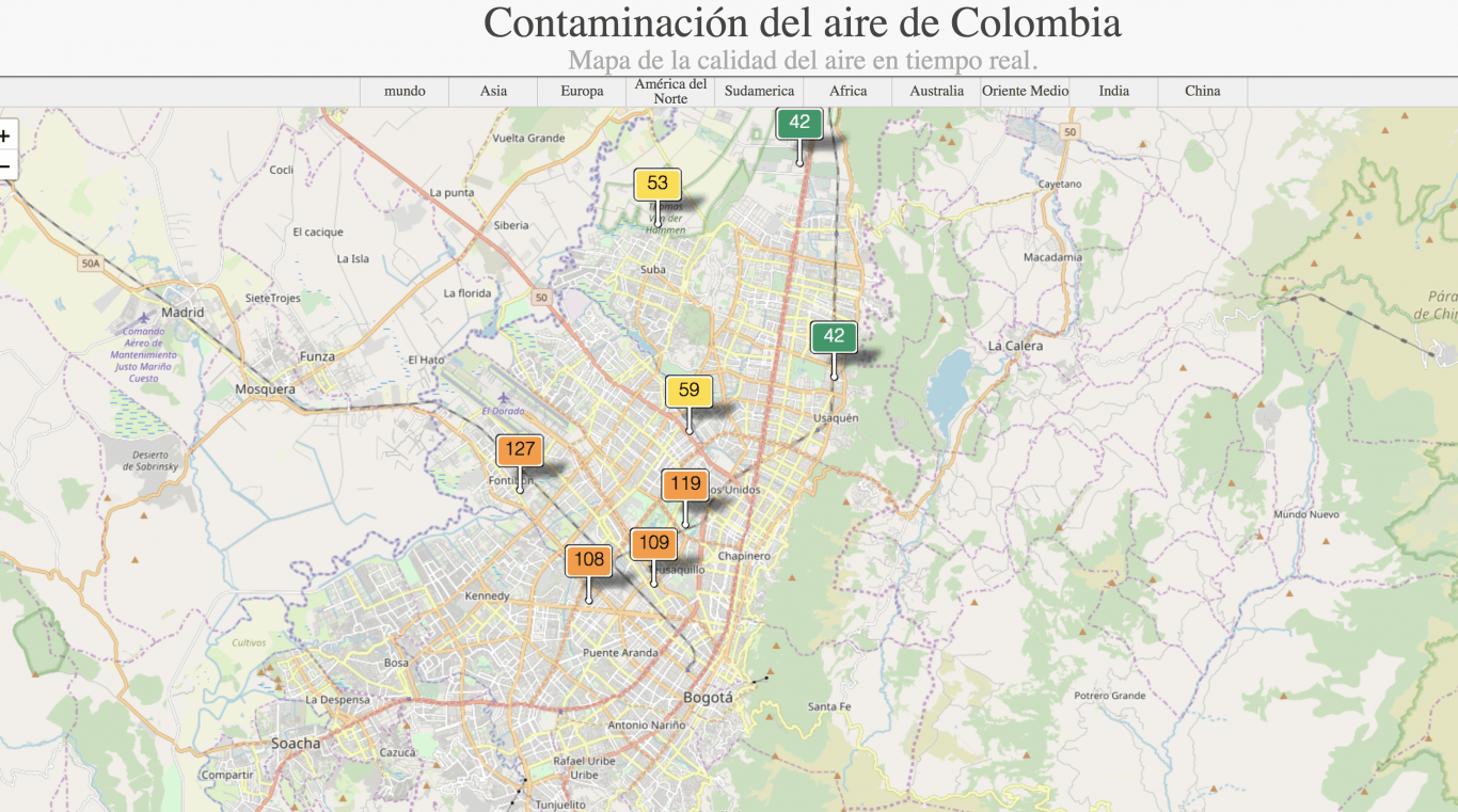 mapa de la calidad del aire en tiempo real mapa de la calidad del aire en tiempo real