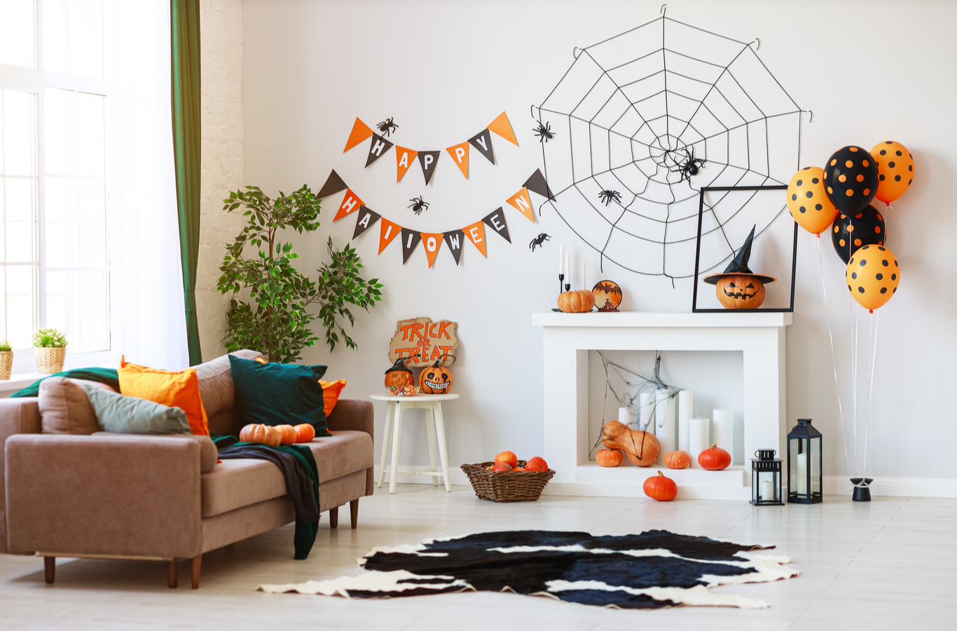 decorar la casa de halloween