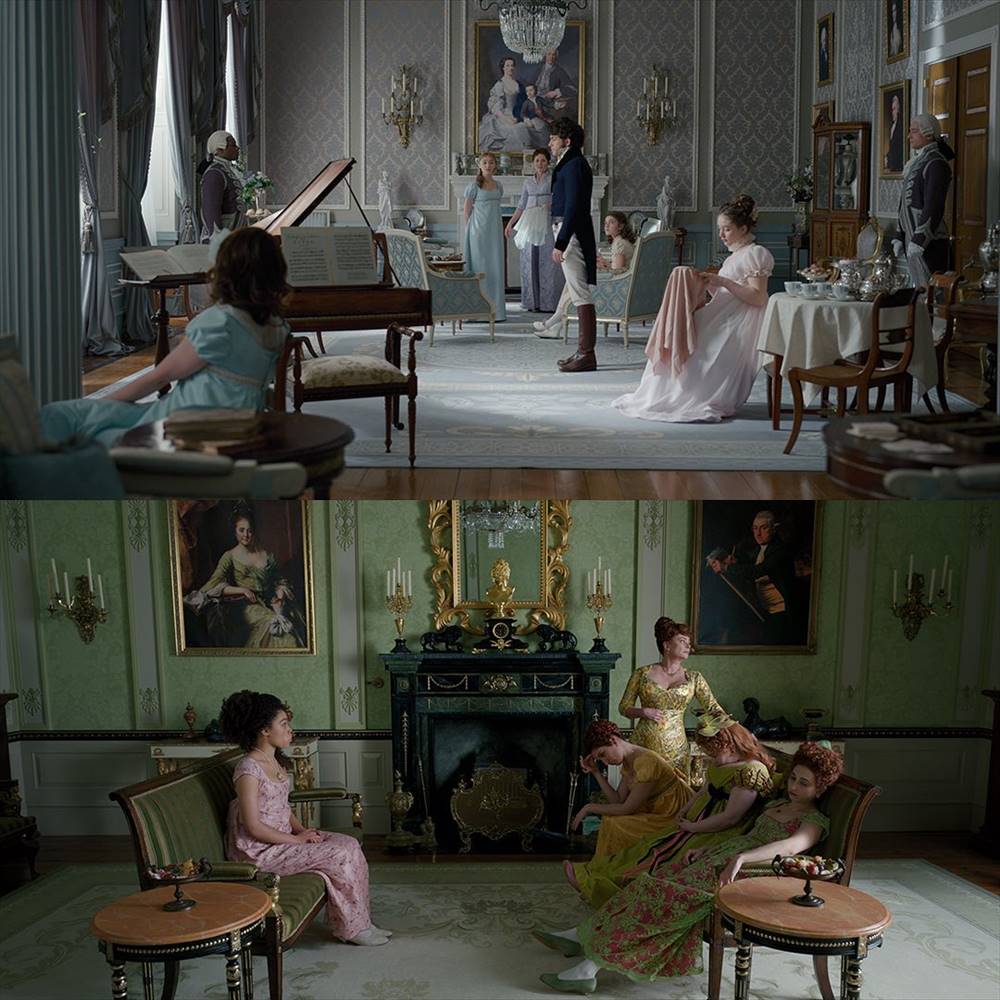 Decoración de Bridgerton