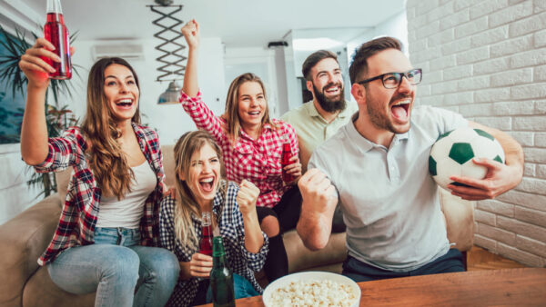 Disfrutar fútbol en casa