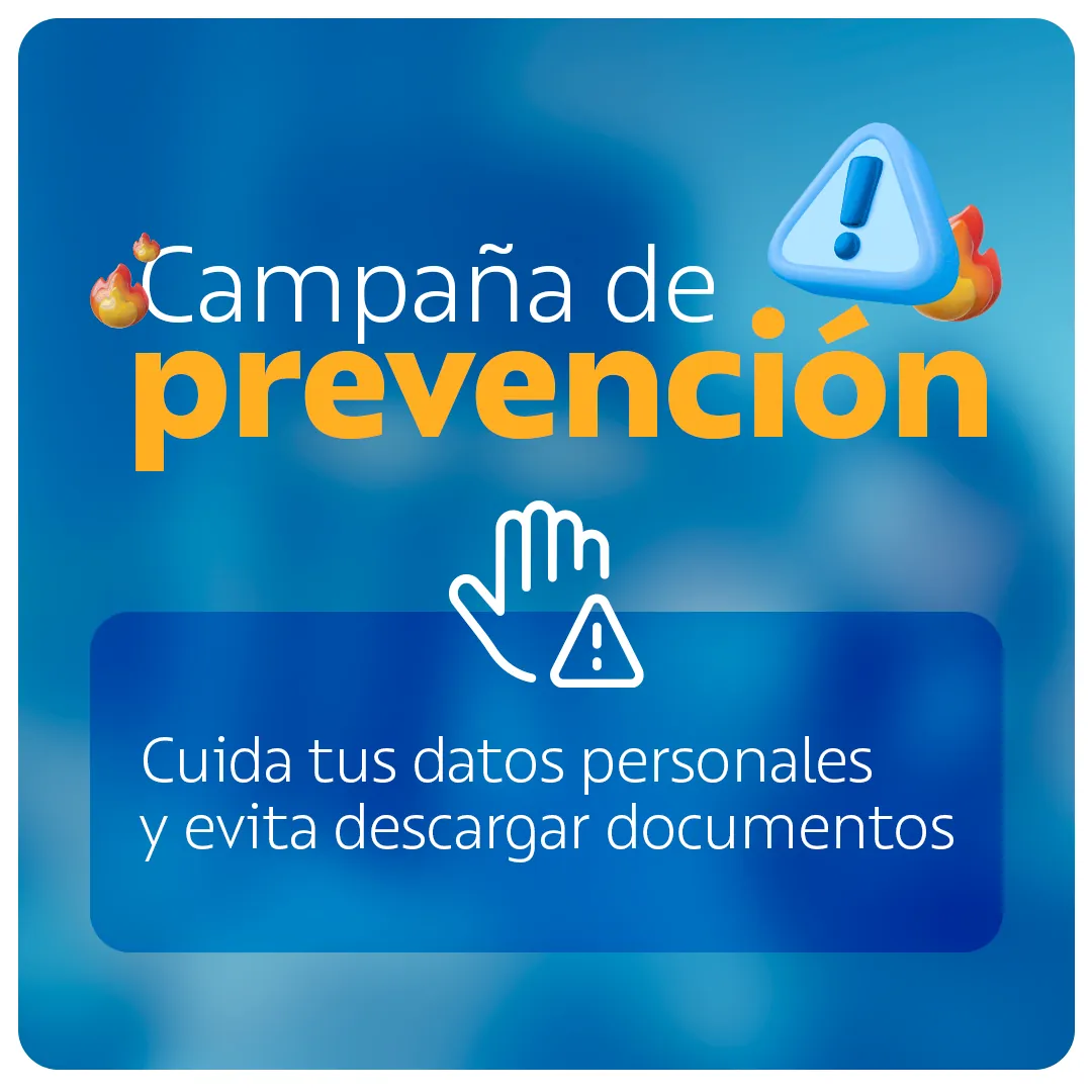 Campaña de prevención: cuida tus datos personales
