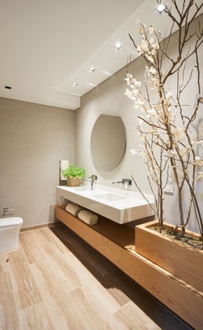 Cómo decorar un baño con estilo natural?