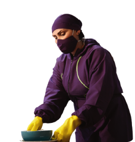 Aseo y limpieza. Una empleada doméstica realizará la labores de limpieza del hogar: cocinar, lavar loza, barrer, trapear, y más