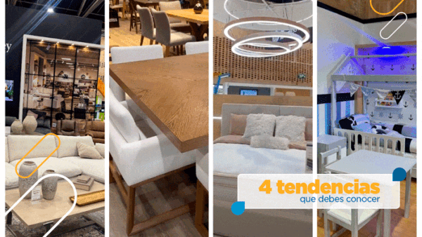 Collage Tendencias diseño y decoración Feria del hogar